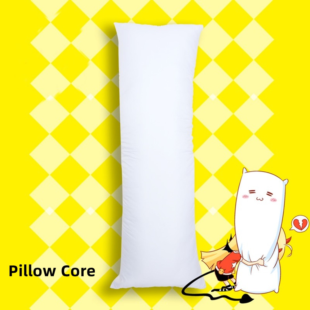 60x180 Dakimakura Long Pillows 60x170 Hugging Pillow Core Bedding Sleep Cushion Cover White Body Pillowcase for Anime Dakimakura