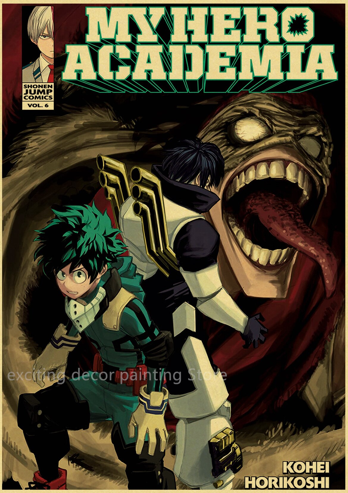 Hero Academia Retro Posters (A4)