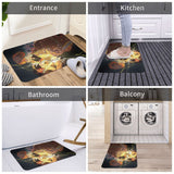 Demon Slayer Kimetsu No Yaiba Anime Non-slip Doormat Zenitsu Bath Bedroom Mat Welcome Carpet Flannel Modern Decor, everythinganimee