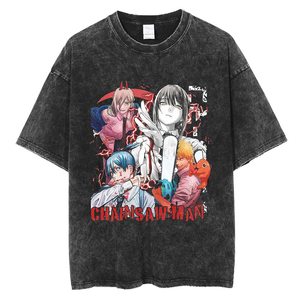 Retro Chainsaw man Shirt