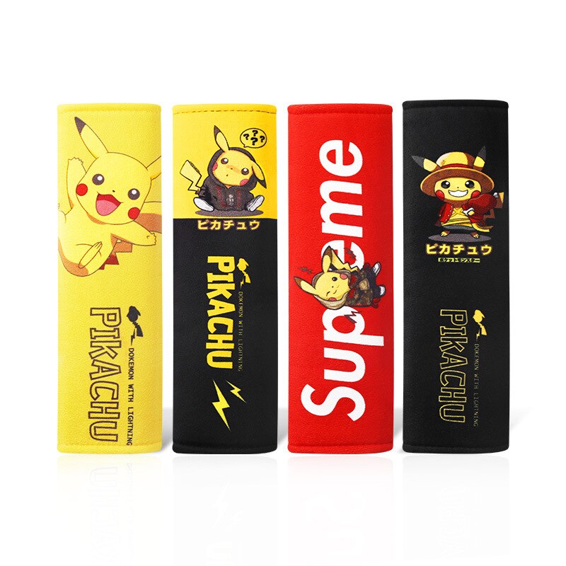 Upgrade your ride with our Pikachu Seat-Belt Shoulder Protector | If you are looking for Pokemon Merch, We have it all! | check out all our Anime Merch now!