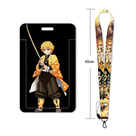 New Anime Demon Slayer Lanyards for Key Neck Strap For Card Badge Gym Key Chain Lanyard Key Holder DIY Hang Rope Keychain