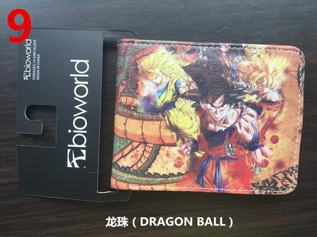 Dragon Ball PU Cartoon Wallet Personalized Fashion Collection Gifts Teenage Students Boys Girls Short Coin Purse Birthday Gift,everythinganimee