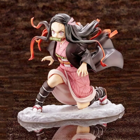 Demon Slayer Anime Figure Rengoku Kyoujurou PVC Action Figures Toys GK Kimetsu No Yaiba Figurine Kamado Tanjirou Doll Gift nezuko, everythinganimee
