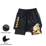 Set your heart ablaze with our Rengoku Sports Shorts  | If you are looking for Demon Slayer Merch, We have it all! | check out all our Anime Merch now!