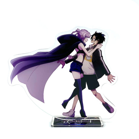 Yofukashi no Uta Nazuna Nanakusa Kou Yamori couple acrylic stand figure model plate holder cake topper anime, everything animee