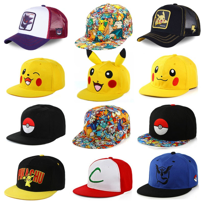 Pokemon Baseball Caps