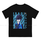 Men's Cool T Shirts BLUE LOCK Isagi Yoichi Anime 100% Cotton Clothing Casual Short Sleeve Crew Neck Tees Graphic T-Shirt, everythinganimee