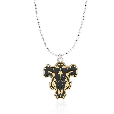 Anime Black Clover Pendant Necklace Asta Yuno Clover Heart Choker Necklace for Men Women Kids Gift, everythinganimee