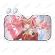 Darling in the Franxx Zero Two Auto Sun Shade Car Front Window Visor Vehicle Sun Block Cover Heat Reflector Anti-UV Sunshade, everythinganimee