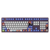 108 Keys PBT Dye Subbed Keycaps 2 Dimensional Cartoon Anime Gaming Key Caps OEM Profile Backlit Keycap For Nakano Miku, everythinganimee