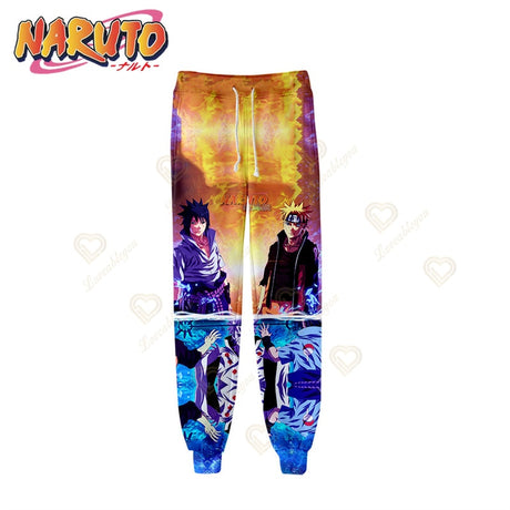 Naruto High Street Trousers Uchiha Sasuke Sweatpant Men Woman Soft Fashion Casual Sweatpants Long Trousers Sport Training Pants, everythinganimee