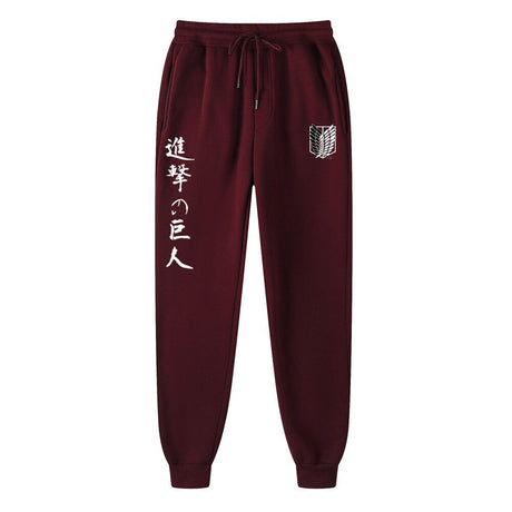 Anime Attack on Titan Printed Men's Joggers Brand Man Casual Trousers Sweatpants Fitness Workout Running Sporting Pants Clothing, everything animee