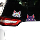 Sailor Moon Window Peek Car Stickers