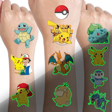 Get yourself our Pokemon Luminous Tattoos today | If you are looking for more Pokemon Merch, We have it all! | Check out all our Anime Merch now!