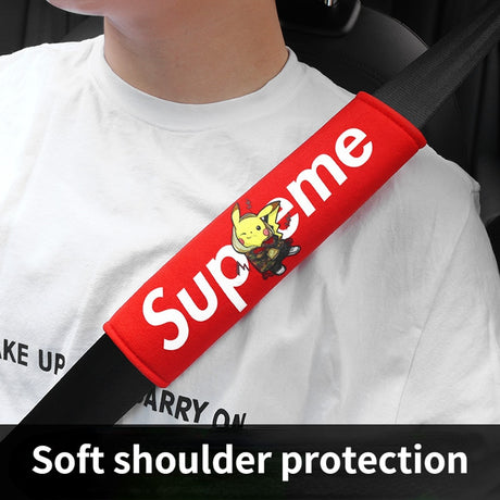 Upgrade your ride with our Pikachu Seat-Belt Shoulder Protector | If you are looking for Pokemon Merch, We have it all! | check out all our Anime Merch now!