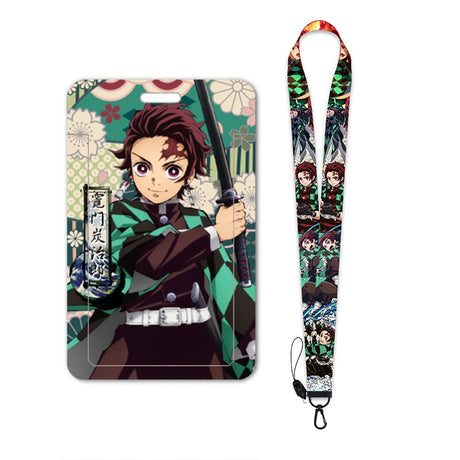 New Anime Demon Slayer Lanyards for Key Neck Strap For Card Badge Gym Key Chain Lanyard Key Holder DIY Hang Rope Keychain