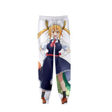 Anime Miss Kobayashi's Dragon Maid 3D Joggers Pants Men/Women Casual Trousers Hip Hop Sweatpants Kanna Kamui Cosplay Costume, everything animee