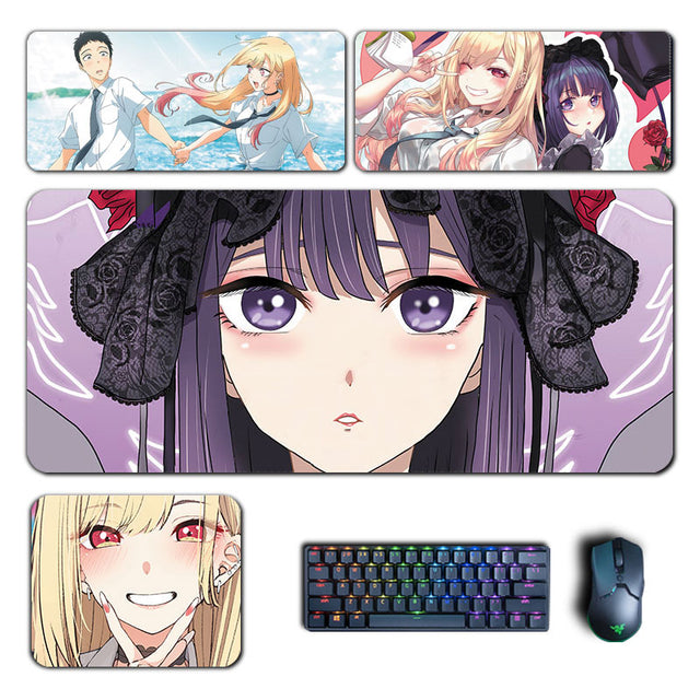 Anime My Dress Up Darling Mouse Pads Kitagawa Marin Sajuna Mousepad Computer Laptop Gamer Padding PC Gaming Accessories Desk Mat, everythinganimee