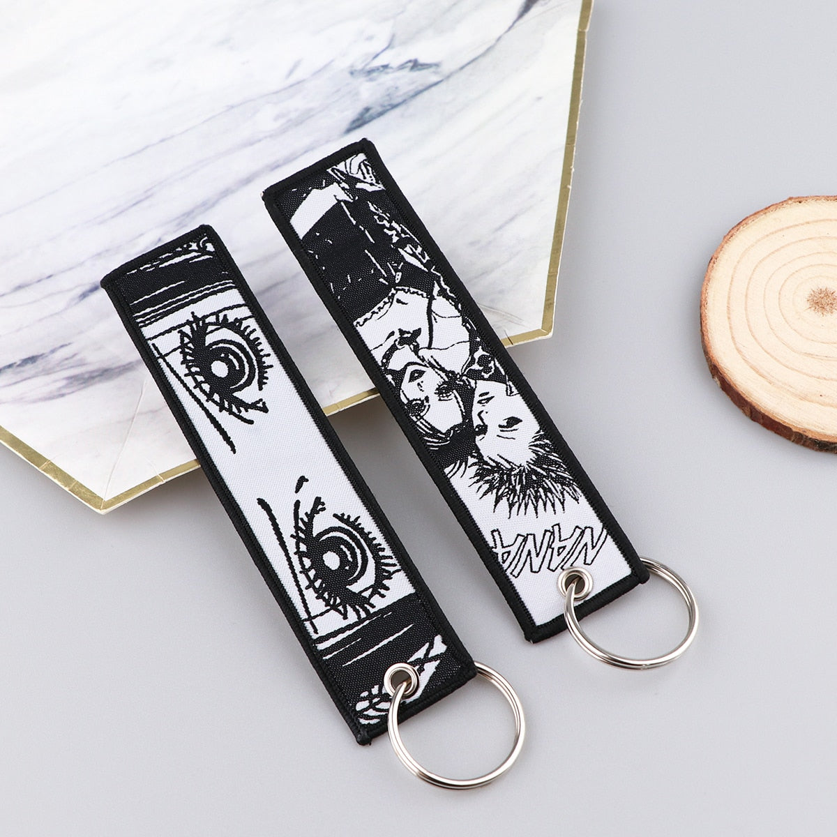 Anime Embroided Key-chain