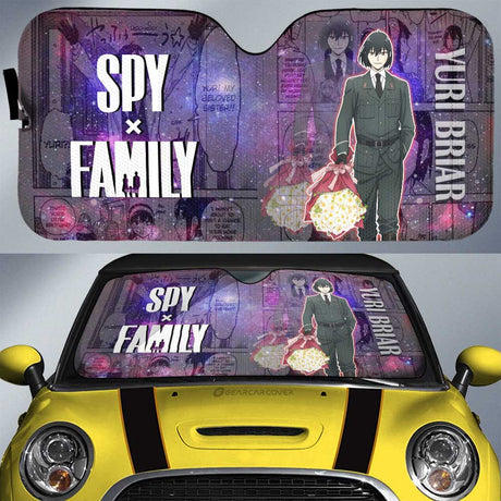 Spy X Family Loid Yor And Anya Hot Anime Car Auto Sunshades, everythinganimee