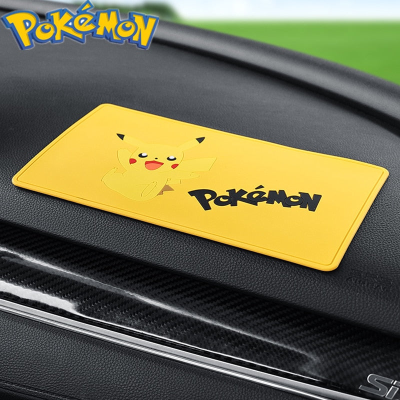Pokemon car center console dashboard anti-slip mat Pikachu decorative phone key pad Christmas gifts around Japan anime, everythinganimee