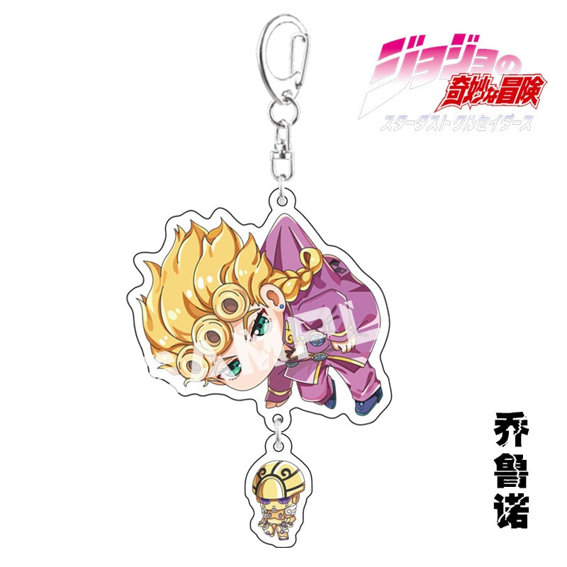 This keychains captures the magic of JoJo's. If you're looking for more JoJo's Bizarre merch, we have it all! Check out our anime merch now—free shipping!