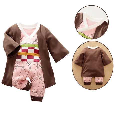 Anime Baby Clothes Newborn Boy Girl Rompers Infant Akatsuki Frieza Vegeta Luffy Cotton Jumpsuit Kids Cosplay Birthday Costume , everythinganimee