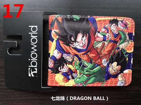 Dragon Ball PU Cartoon Wallet Personalized Fashion Collection Gifts Teenage Students Boys Girls Short Coin Purse Birthday Gift,everythinganimee