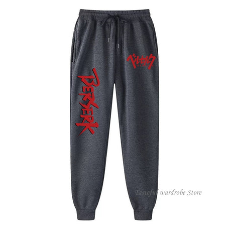 Japanese Anime Berserk Guts Long Pants Fashion Manga Printed Trousers Men Women Jogging Pants Hip Hop Street Casual Sweatpant, everythinganimee