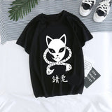 Japanese Anime Demon Slayer T Shirt Unisex Tanjirou Kamado Graphic Tee Shirt Women Kimetsu No Yaiba Nezuko Tshirt Female T-shirt, everythinganimee