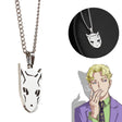 Anime JoJo's Bizarre Adventure Steel Ball Run Necklace Gyro Julius Caesar Zeppeli Cosplay Unisex Ball Pendant Choker Jewelry, everythinganimee