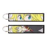 Anime Embroided Key-chain