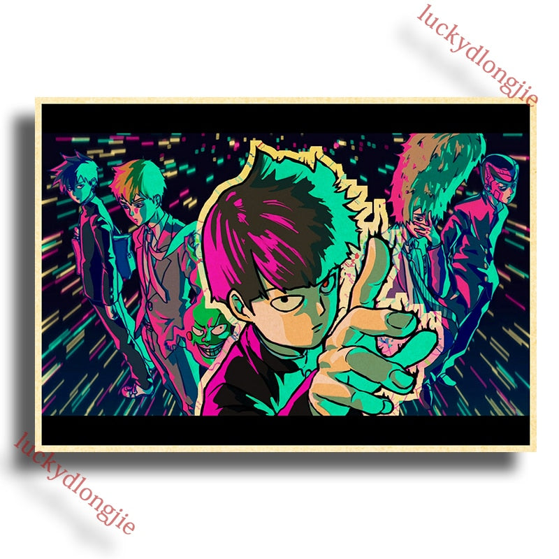 This poster captures the spirit of Mob Psycho 100. Looking for more Mob Psycho 100 merch? We have it all! Check out our anime merch now—free shipping!