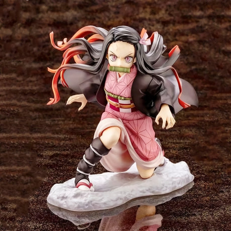 Demon Slayer Anime Figure Rengoku Kyoujurou PVC Action Figures Toys GK Kimetsu No Yaiba Figurine Kamado Tanjirou Doll Gift nezuko, everythinganimee