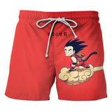 Japanese Anime Dragon Ball Z Shorts Men Women 3D Printed Shorts Casual Fashion Men Loose Sports Drawstring Gym Shorts, everything animee