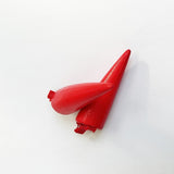 Power Red Horn Hair clips