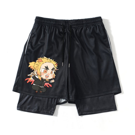 Set your heart ablaze with our Rengoku Sports Shorts  | If you are looking for Demon Slayer Merch, We have it all! | check out all our Anime Merch now!