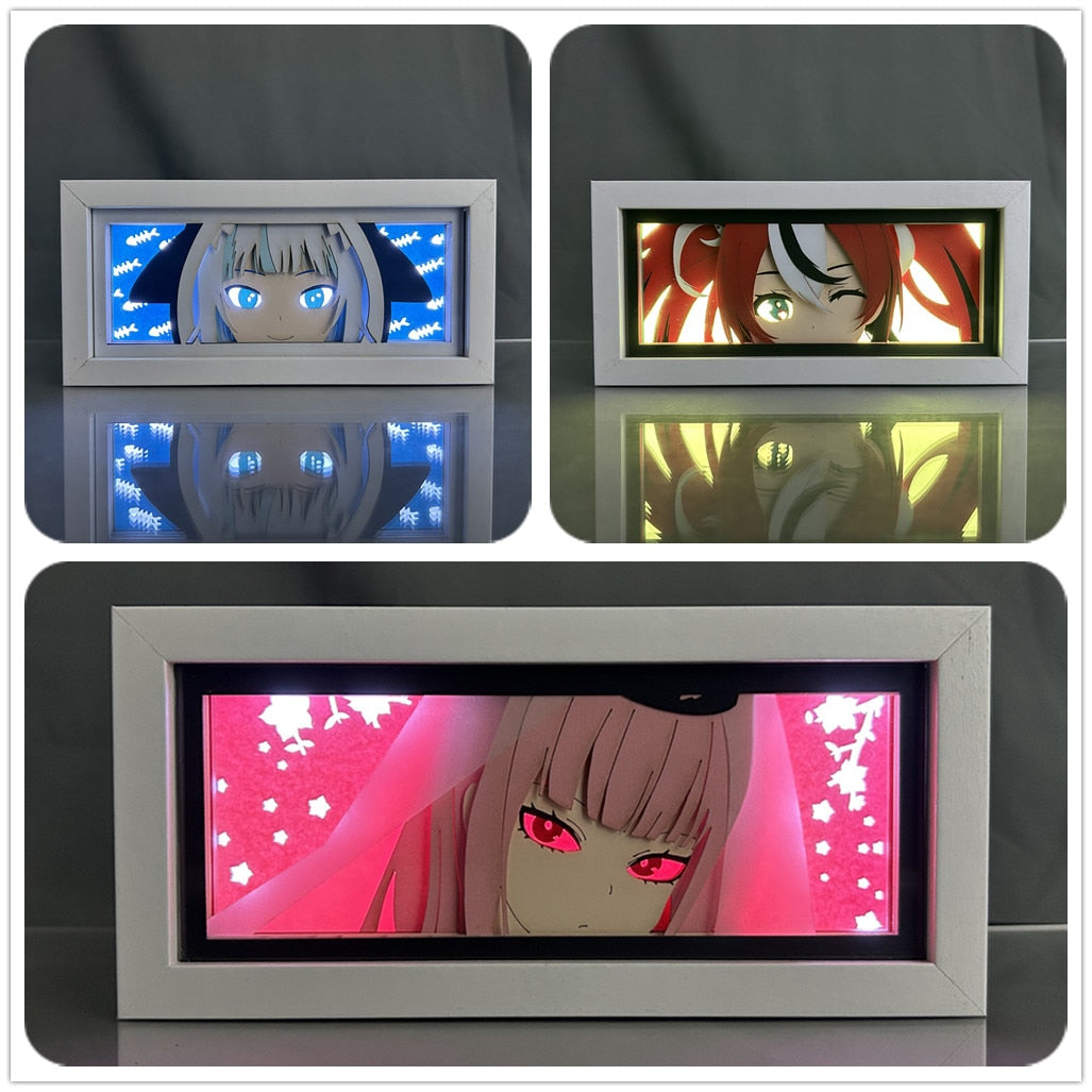 Hololive Mori, Calliope & Gawr Gura Lightbox