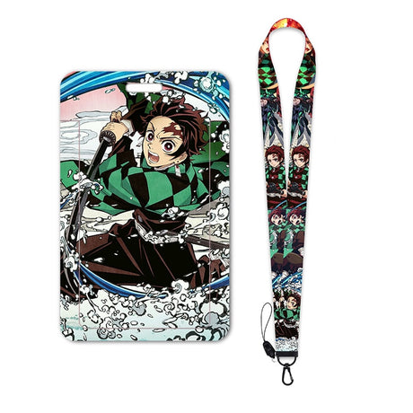 New Anime Demon Slayer Lanyards for Key Neck Strap For Card Badge Gym Key Chain Lanyard Key Holder DIY Hang Rope Keychain