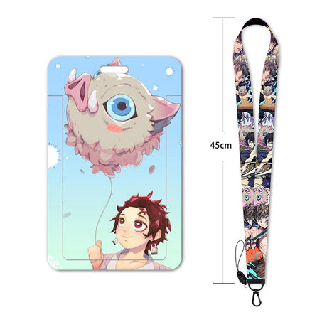 New Anime Demon Slayer Lanyards for Key Neck Strap For Card Badge Gym Key Chain Lanyard Key Holder DIY Hang Rope Keychain