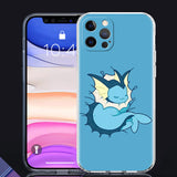 Clear Cover For Apple iPhone 13 11 14 Pro Max 12 Mini Soft Phone Case XR SE 2020 7 8 Plus X XS 6S Shell Pokemon Cute Eevee Lunda, everythinganimee