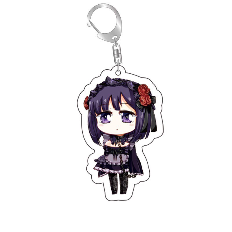 Anime My Dress Up Darling Acrylic Keychains Kitagawa Marin Kuroe Shizuku Figures Pendant Key Chain Bag Accessorie School Jewelry