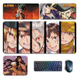 Dr. Stone Large Mouse Pads Anime Senkuu Gen Kohaku Tsukasa Mousepad Computer Laptop Keyboard Padding Gamer Accessories Desk Mat, everythinganimee