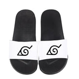 Naruto Anime Series Color Printing Red Cloud Uchiha Itachi Akatsuki Pattern Wearing Anti-Skid Soft Bottom One-Word Slipper, everythinganimee