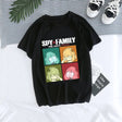 Unisex Spy X Family Tshirt Men Kawaii Cartoon Anya Tee Shirt Tops Japanese Anime T-shirt Harajuku Graphic T Shirt Female 90s, everythinganimee