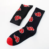 Naruto Red Cloud Socks