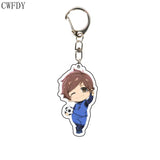 Anime BLUE LOCK Arcylic Keychain Cartoon Figures Isagi Yoichi Bachira Meguru Kawaii Key Chain Costume Accessories Birthday Gifts