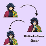 Tomioka Giyuu Sticker Demon Slayer Kimetsu No Yaiba Anime Motion Sticker Waterproof Decals for Car,Laptop,Refrigerator,Etc Gift, everythinganimee