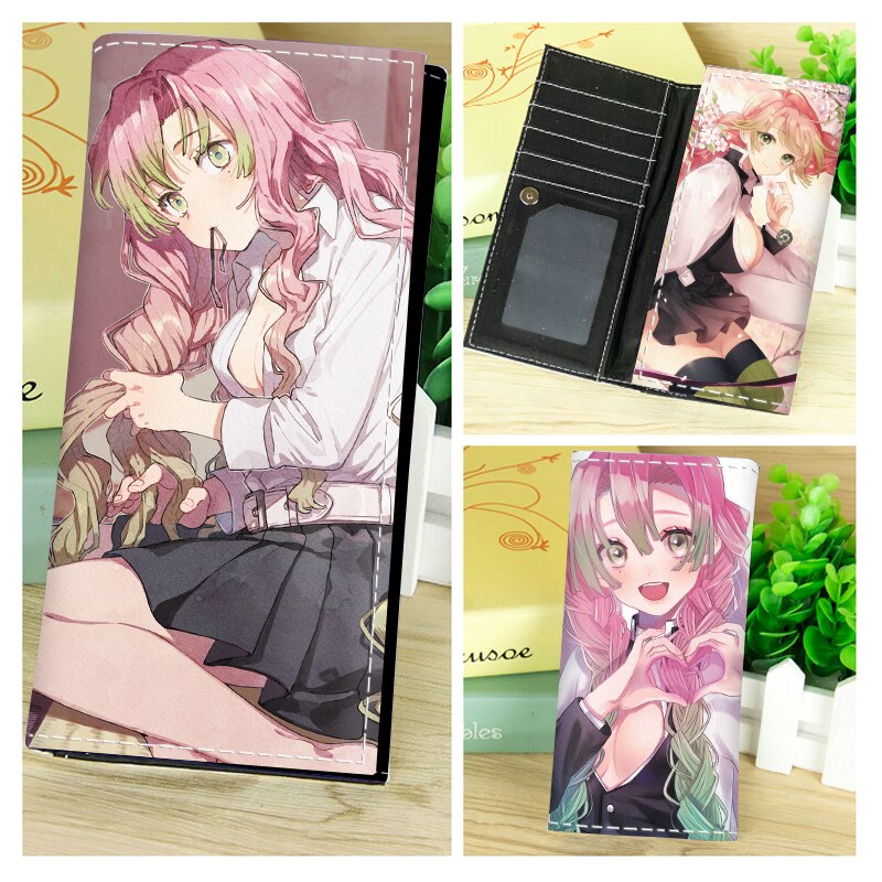 Anime Long Wallet Genshin Impact Lumine Aether Jean Gunnhildr PU Leather Purse Long Clutch, everythinganimee